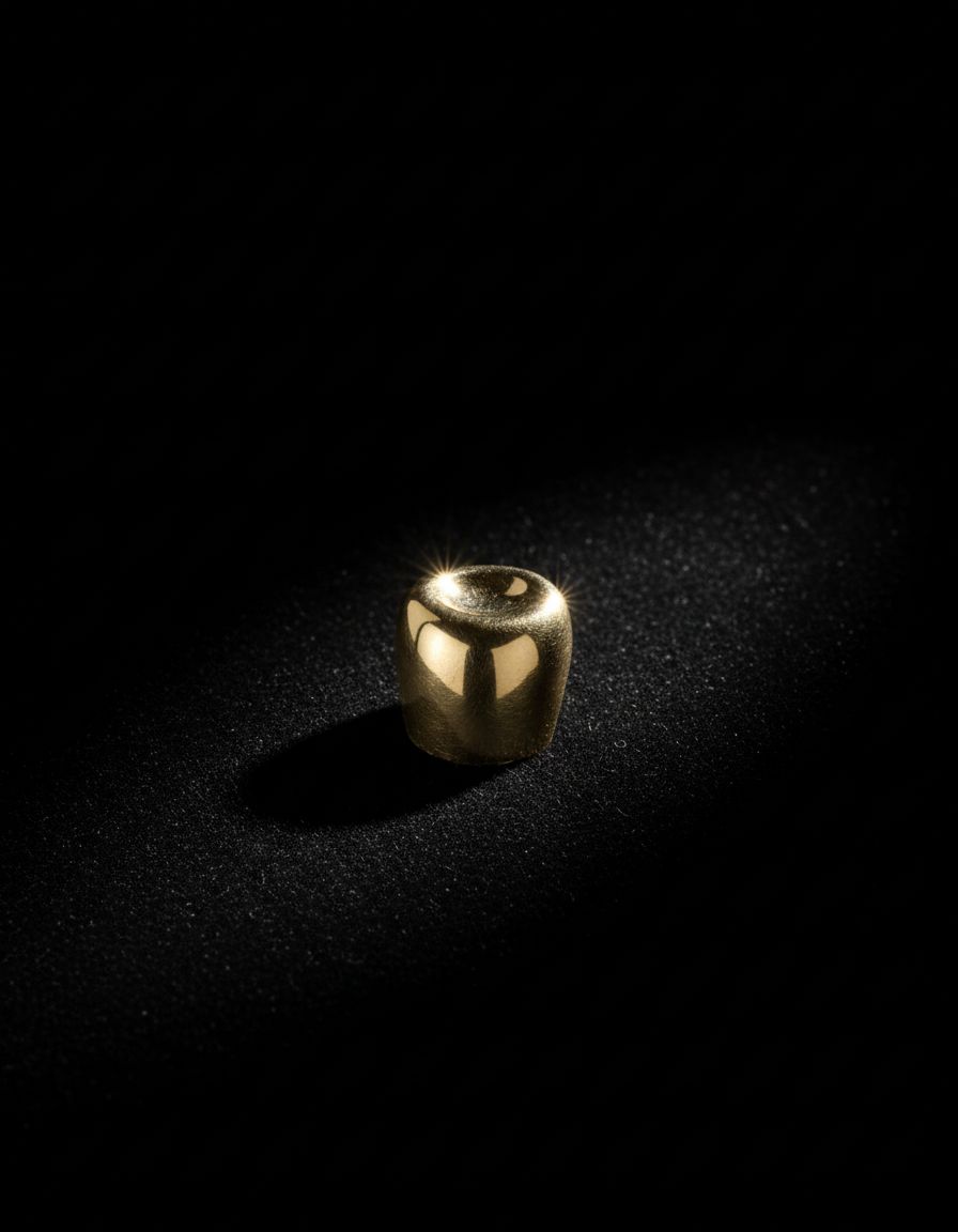 Caps dentária em prata 950 ou ouro 18K